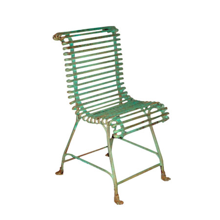 Chaise de jardin en métal fer forgé... Chaise de jardin en métal fer forgé...