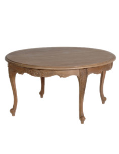 Table basse ronde en chêne...