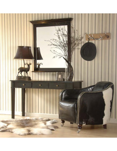 Miroir en acajou massif 100... 2