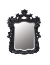 Miroir sculpté noir
