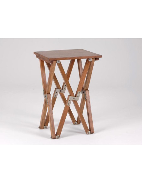 Sellette pliante en bois massif de manguier