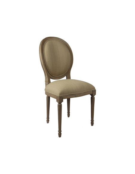 Chaise médaillon Laura cérusée