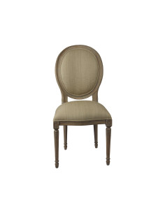 Chaise médaillon Laura cérusée 2