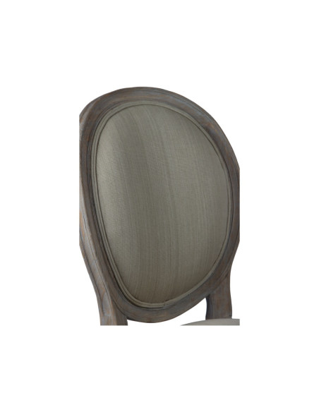 Chaise médaillon Laura cérusée