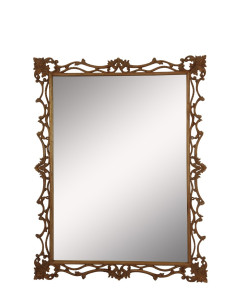 Miroir en bois sculpté...