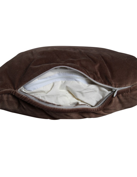 Canapé 3 places Marquise en chêne et velours