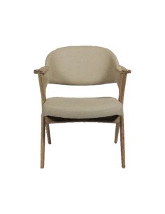 Fauteuil Victor en chêne et...