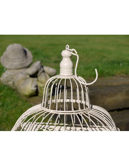 Cage à oiseaux rectangulaires décor feuilles (lot de 2)