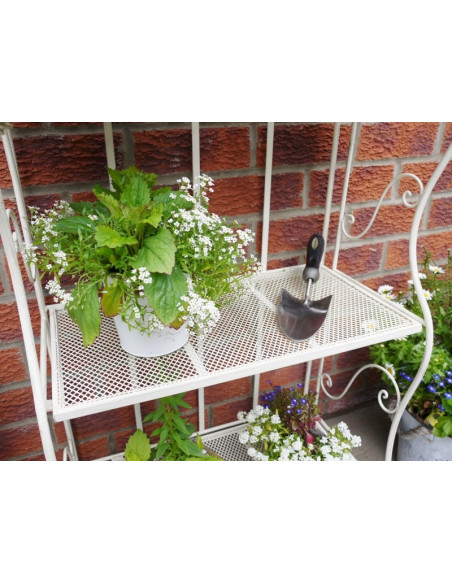 Etagère métallique pour plantes 3 niveaux