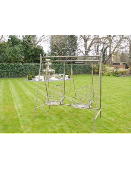 Balancelle de jardin 2 sièges en métal