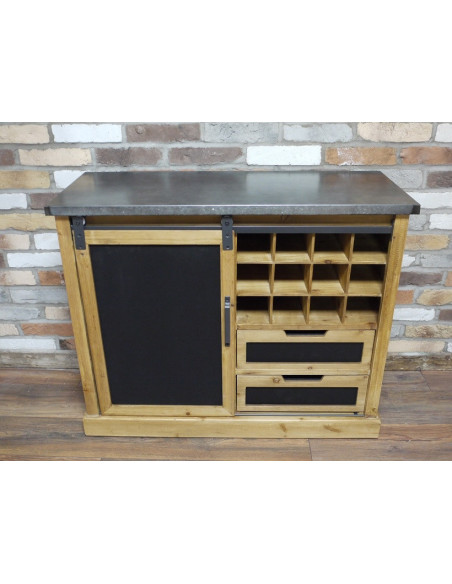 Meuble bar cave à vin style Industriel