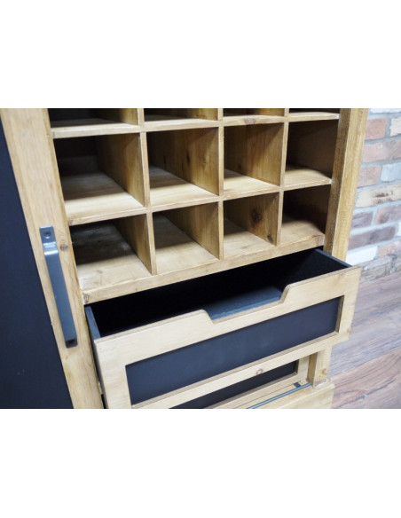 Meuble bar cave à vin style Industriel