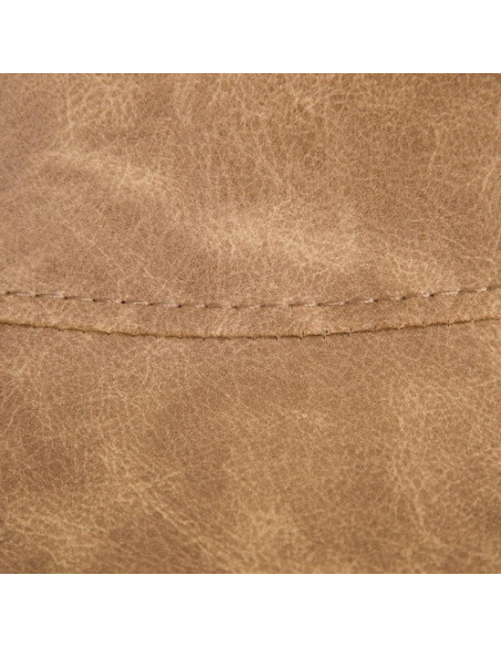 Tabouret de bar Beige avec pieds en métal