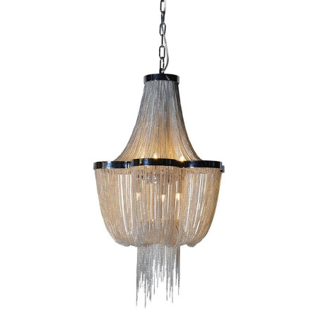 Lustre montgolfière avec chainettes