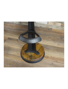 Tabouret de bar rond en... 2