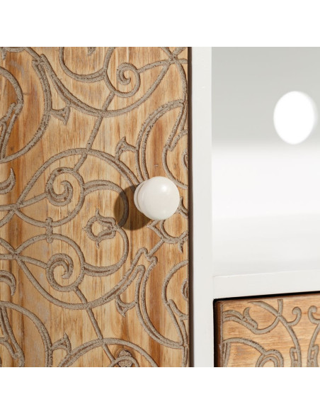 Meuble télé chic en bois clair