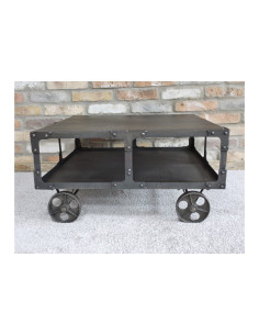 Table basse métal sur...