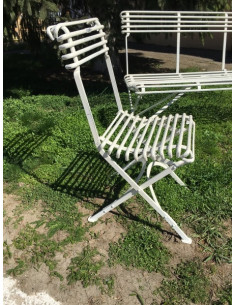 Chaise de jardin pliante en...