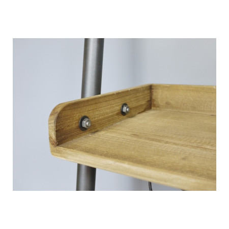 Bureau mural avec étagères de style...