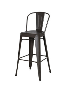 Chaise de bar en acier...