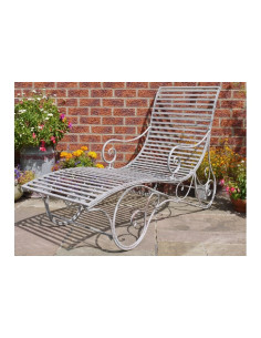 Chaise longue de jardin en...