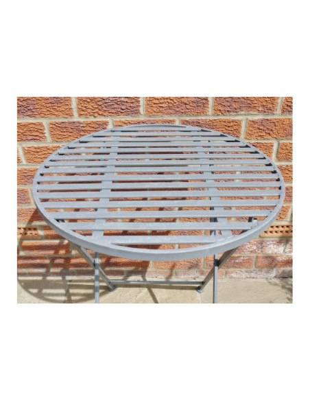Ensemble de jardin pliable table + 2 chaises