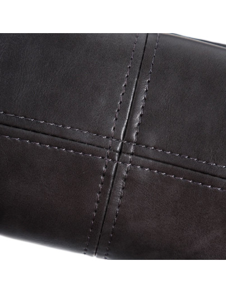 Lot de 2 Tabourets de bar Industriel avec dossier bois