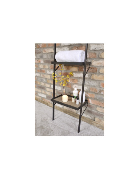 Miroir mural avec étagères