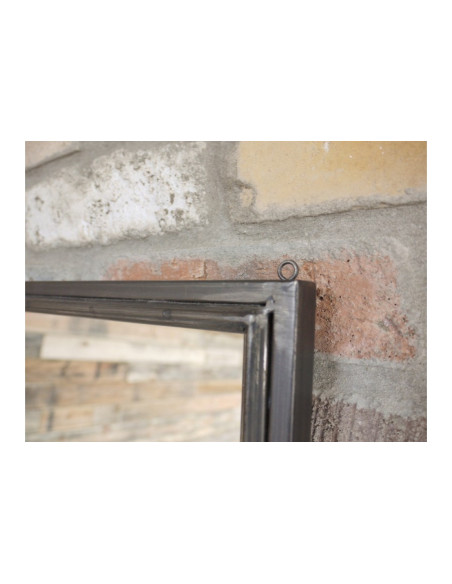 Miroir mural avec étagères