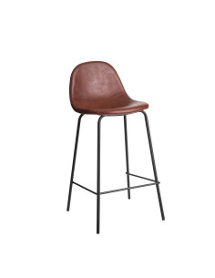 Tabouret de bar Marron avec...
