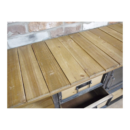 Meuble sur roulettes 4 portes et 4...