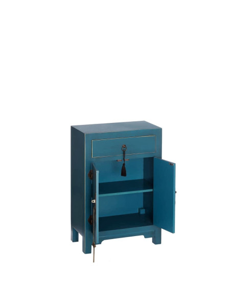 Table de chevet Chinoise Bleue