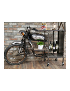 Meuble moto bar sur roulettes 2