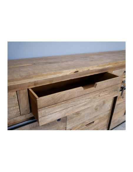 Buffet avec portes coulissantes sur rail 180 cm Gigi