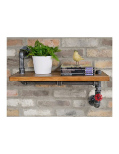 Etagère murale bois et...