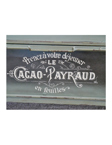 Meuble TV en métal multi-rangements style Indus