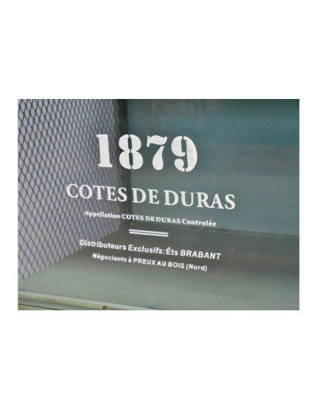 Meuble TV en métal multi-rangements style Indus