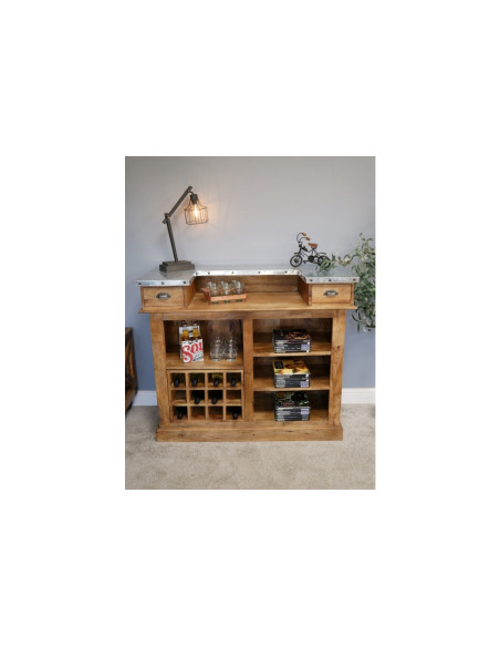 Bar en bois massif de manguier