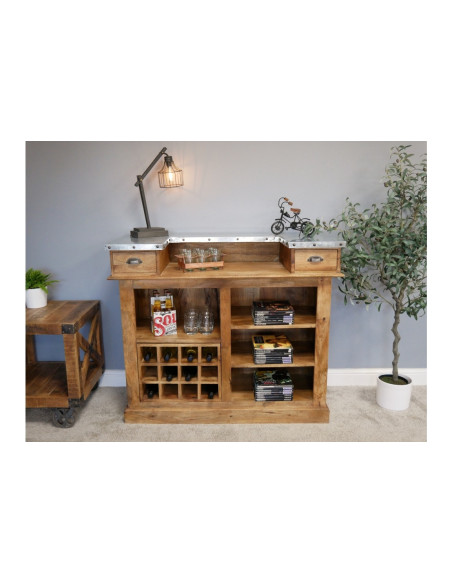 Bar en bois massif de manguier