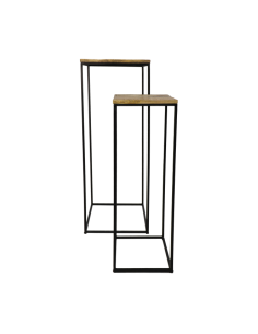 Lot de 2 sellettes carrées... 2