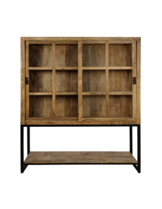 Meuble vitrine à portes...