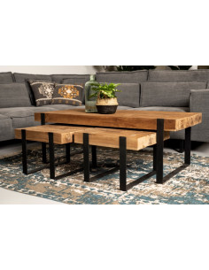 Table basse en teck recyclé...