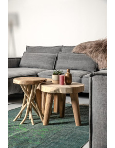 Tabouret d’appoint en teck...